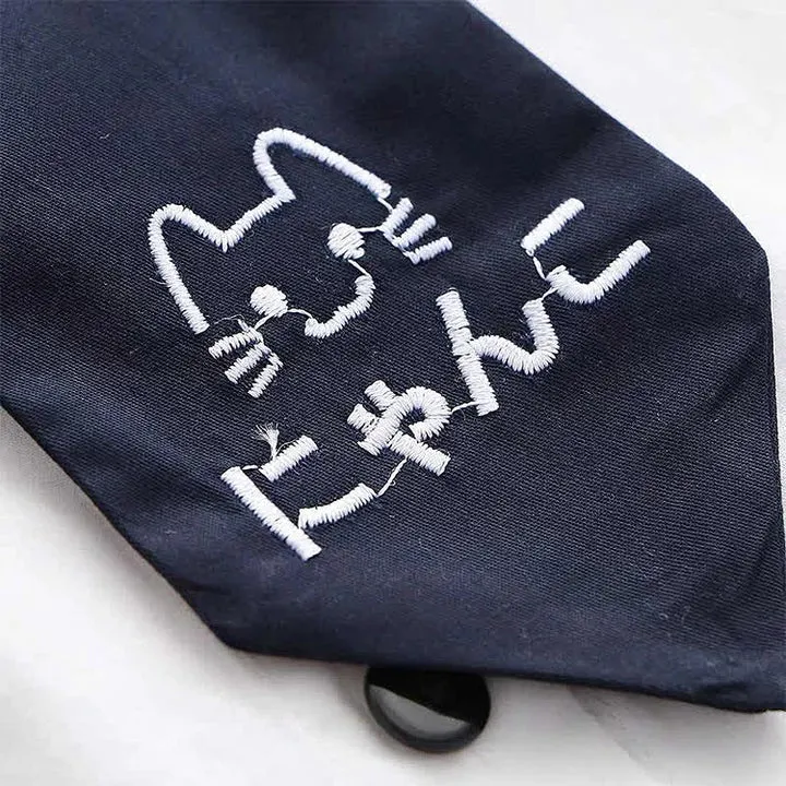 Cartoon Kitty Paws Letter Print Hoodie Jacket
