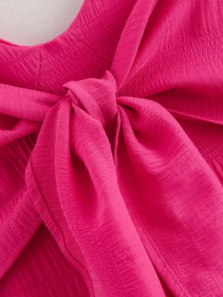 Charming Cerise Tiered Maxi Dress