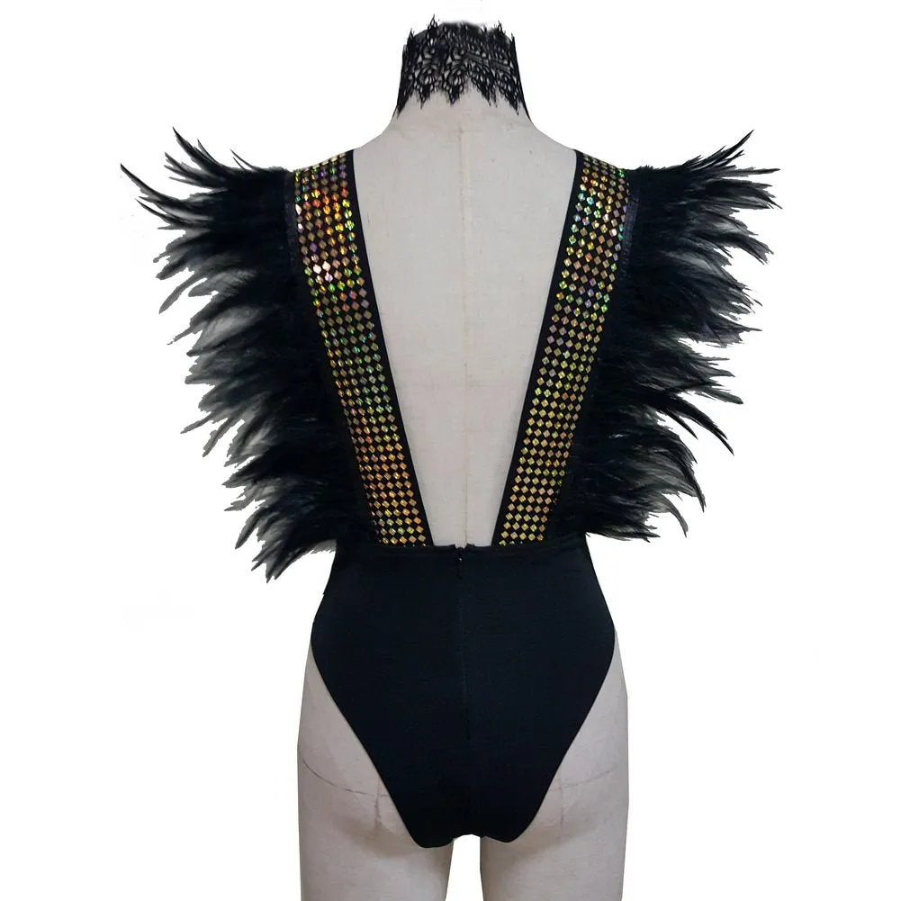 Choice Feather Bodysuit