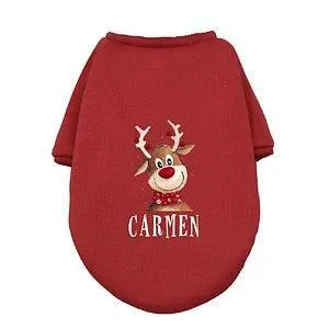 Christmas Deer Dog Hoodie