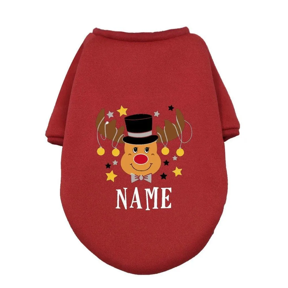 Christmas Deer Dog Hoodie