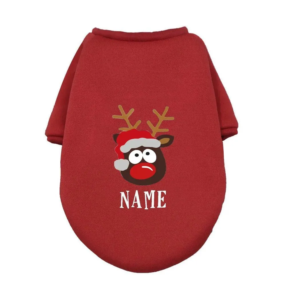 Christmas Deer Dog Hoodie