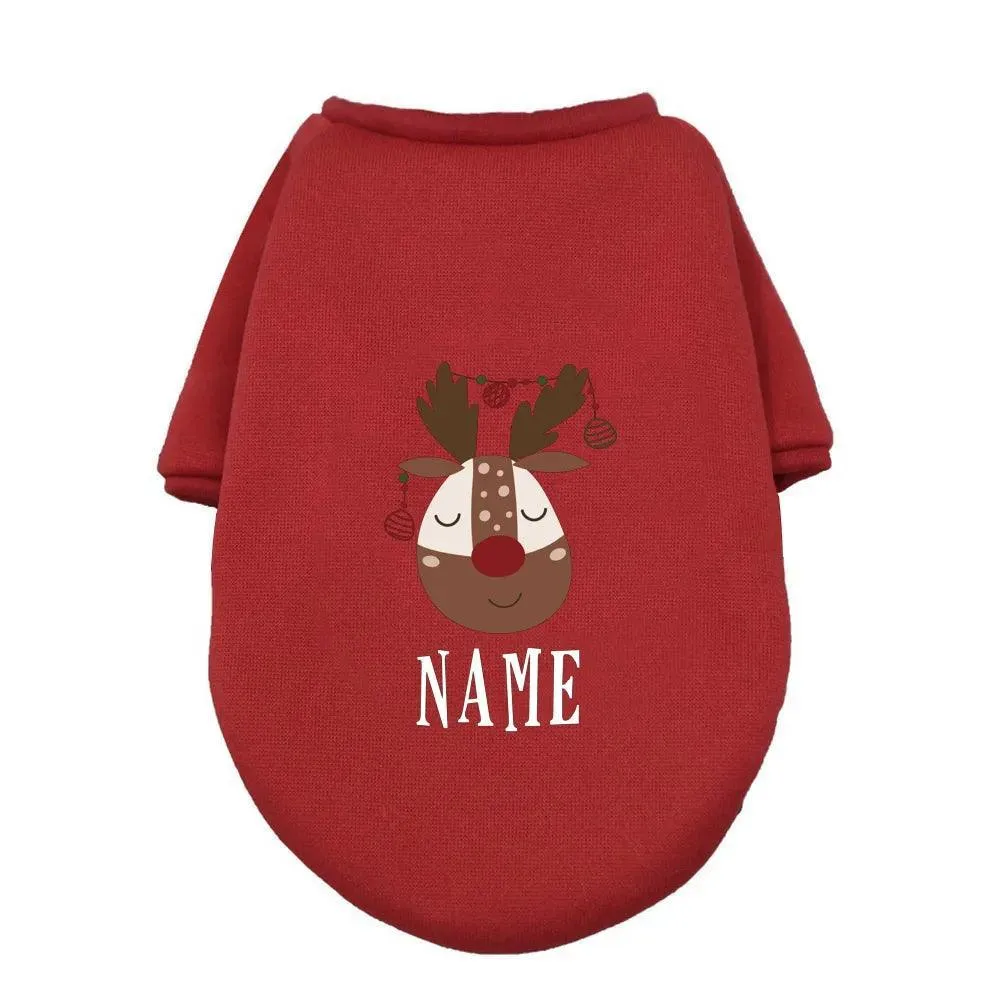 Christmas Deer Dog Hoodie