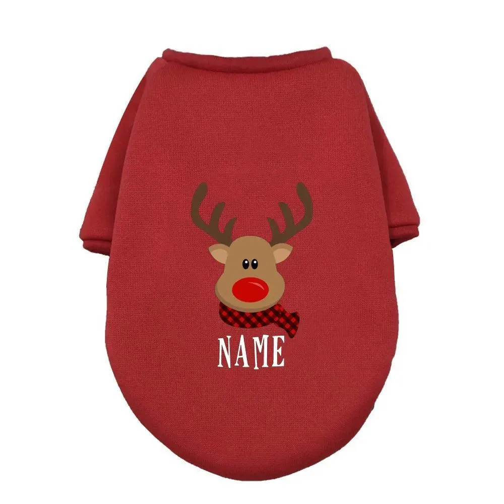 Christmas Deer Dog Hoodie