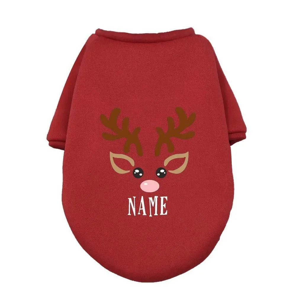 Christmas Deer Dog Hoodie