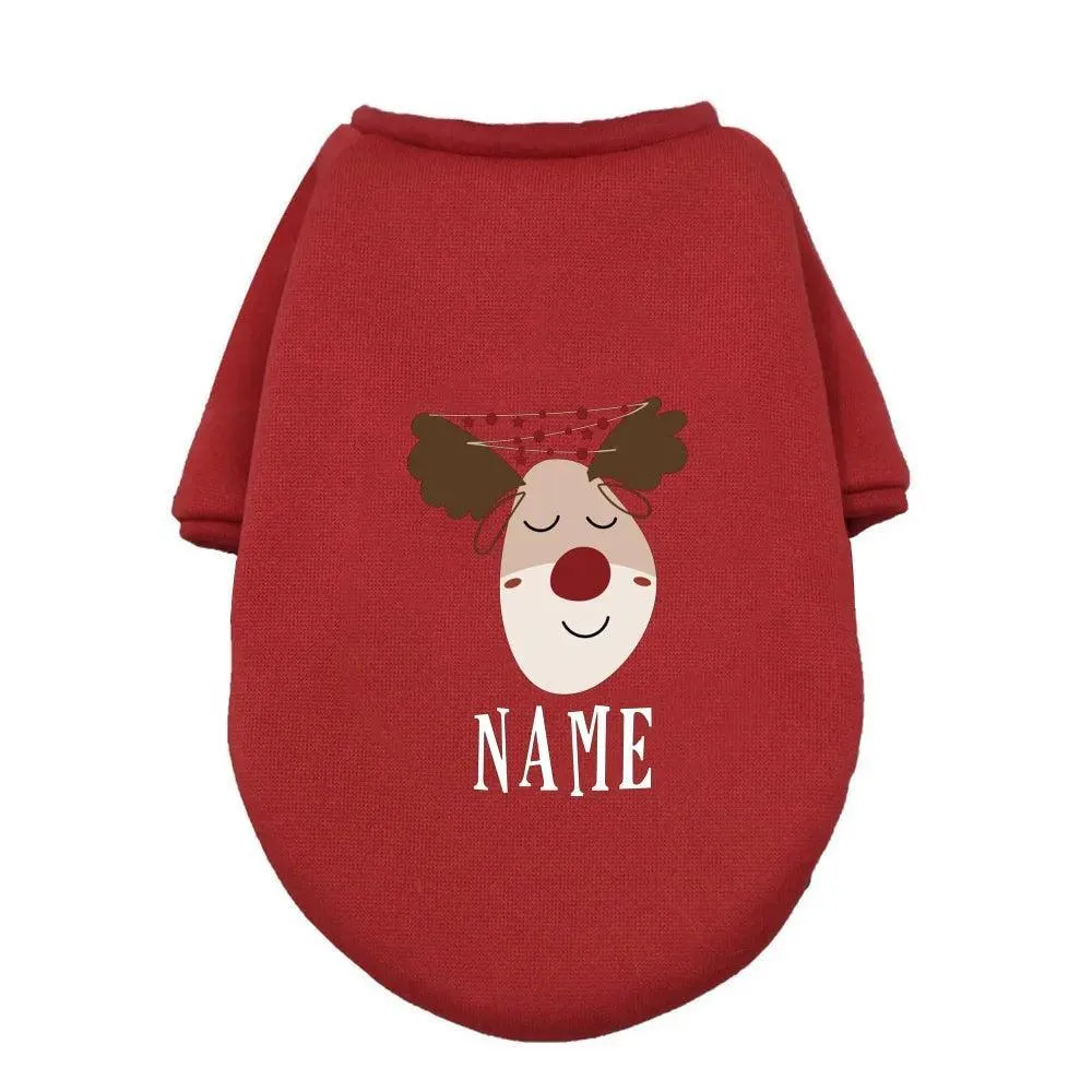 Christmas Deer Dog Hoodie