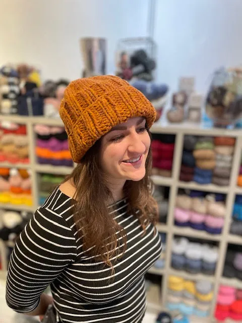 Chunky Ribbed Hat Pattern