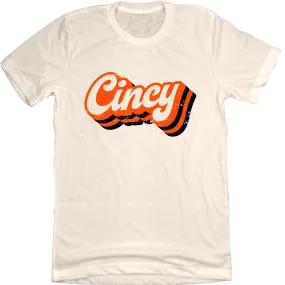 Cincy Retro Orange & Black