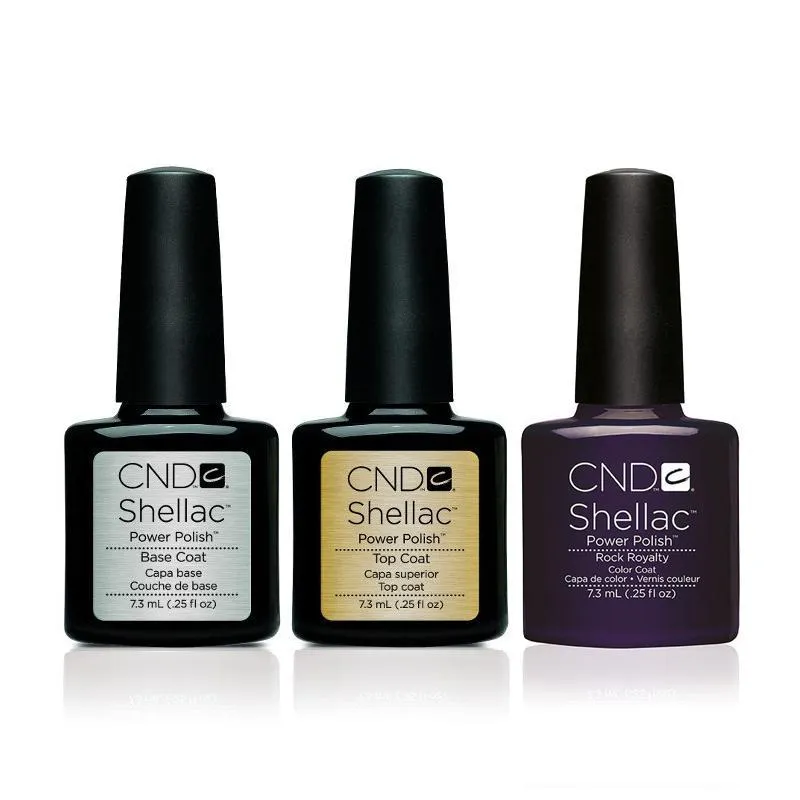 CND - Shellac Combo - Base, Top & Rock Royalty