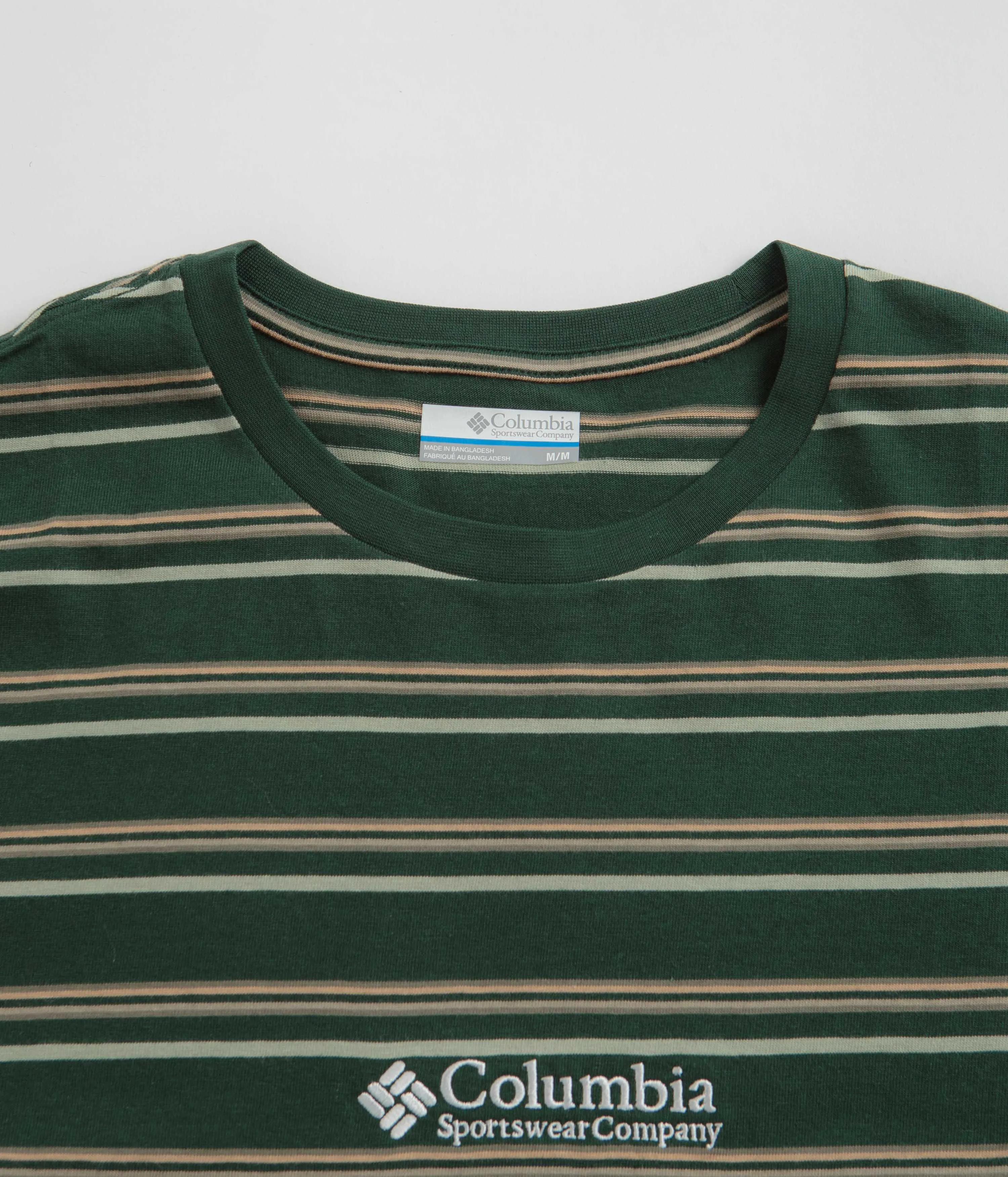 Columbia Somer Slope Striped T-Shirt - Spruce
