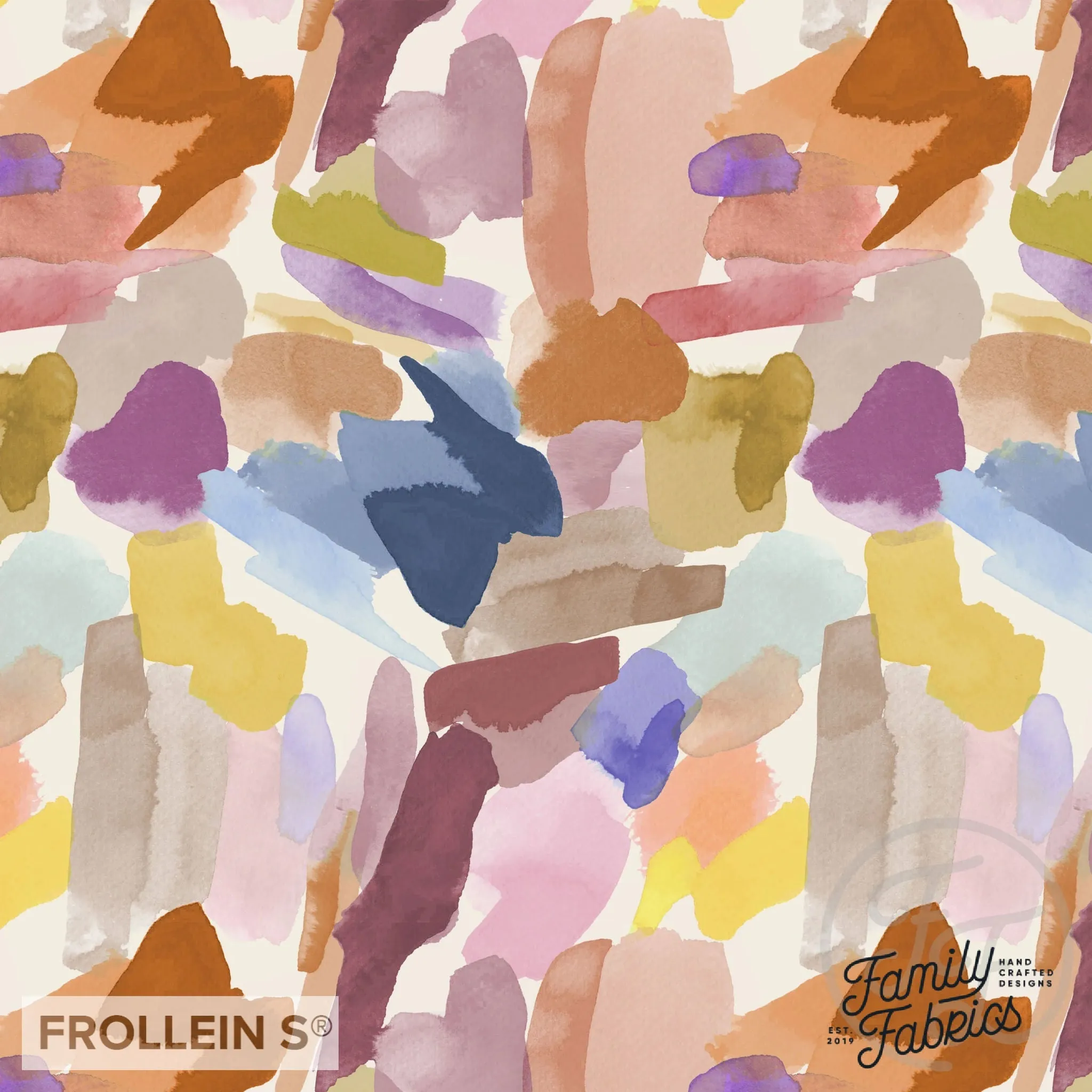 Cotton Jersey - Painted Abstract