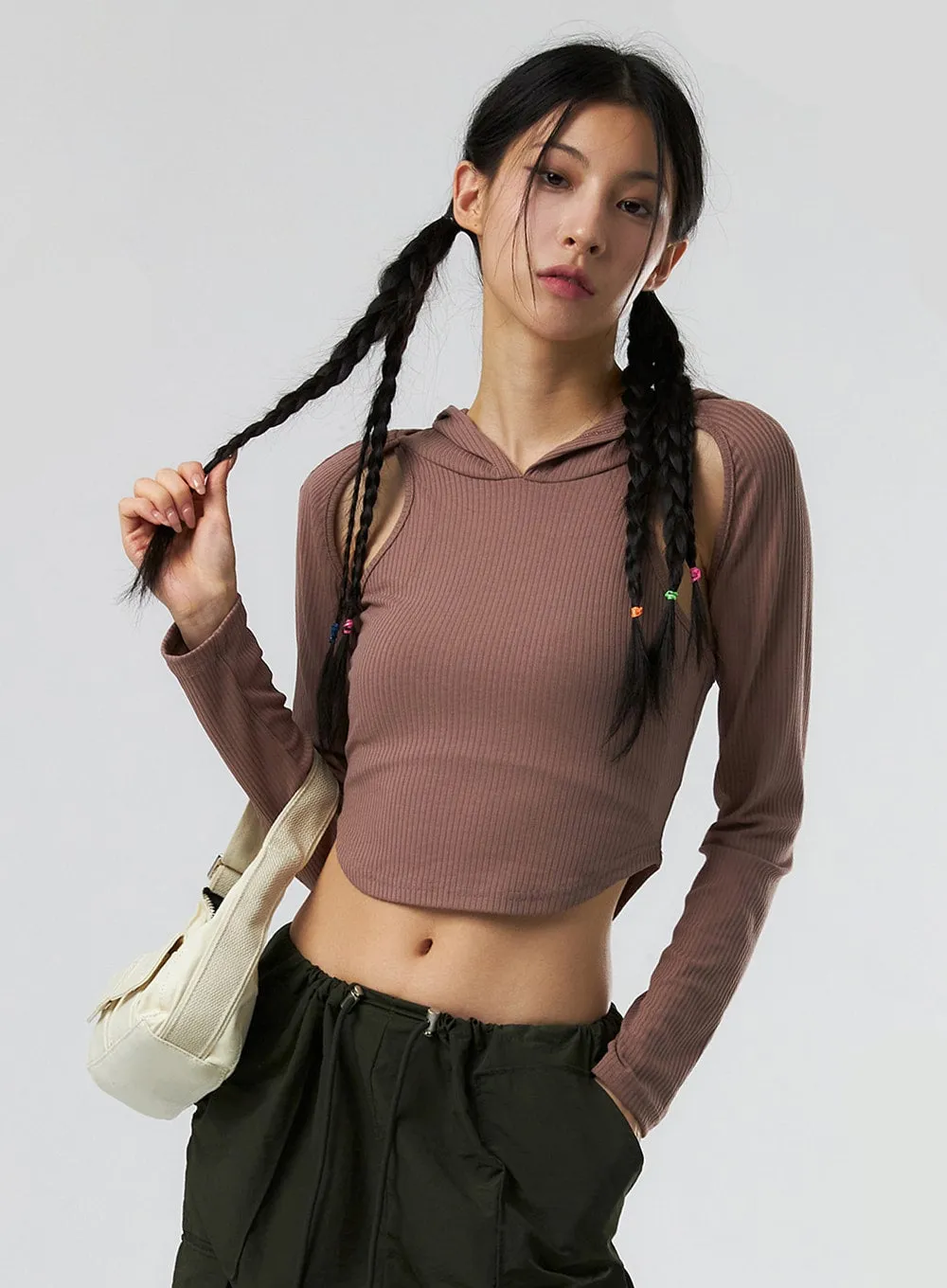 Cotton Pocket Shoulder Bag IS322