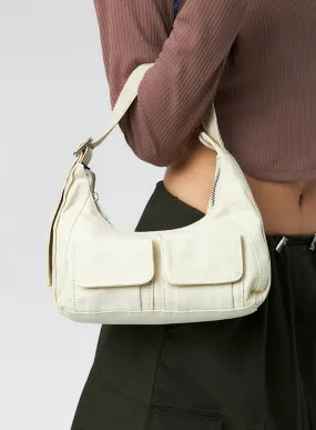 Cotton Pocket Shoulder Bag IS322