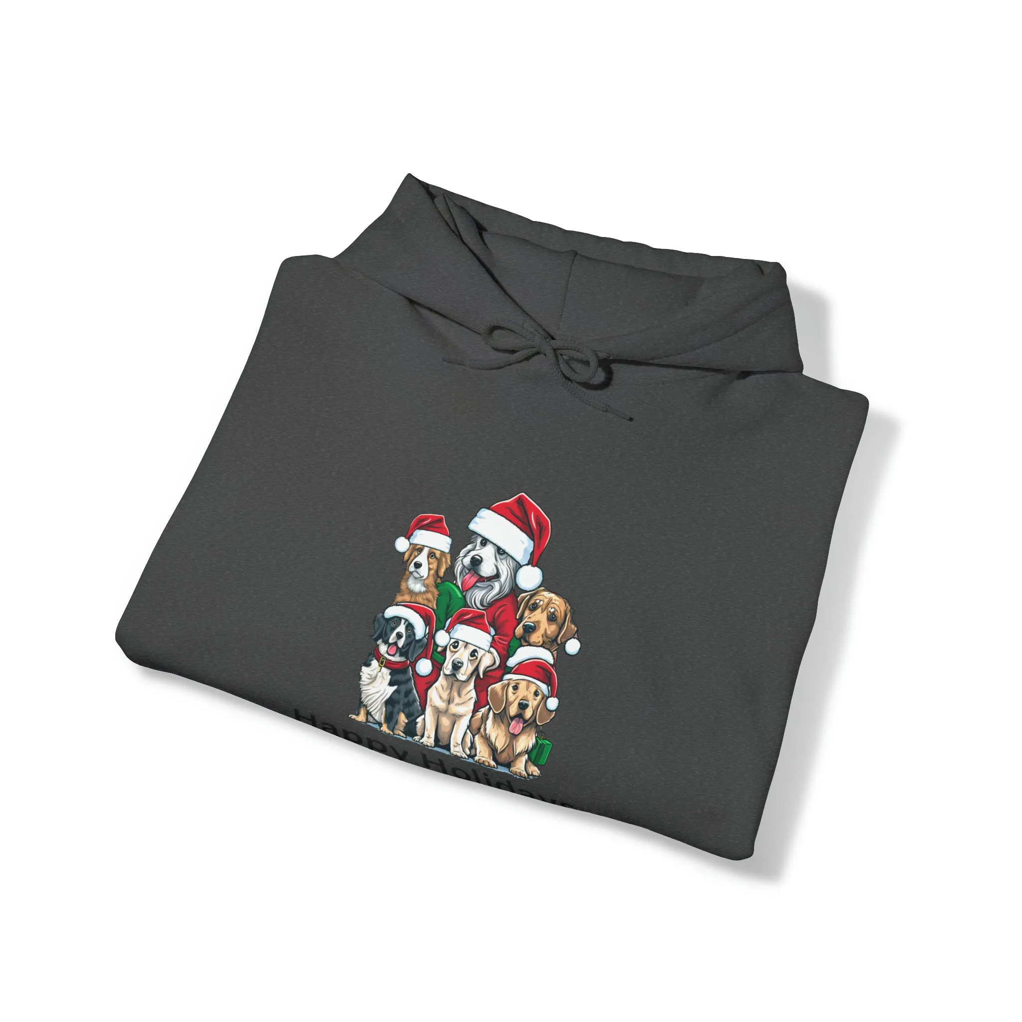 Cozy Canine Christmas Cotton Hoodie Sweatshirt for Dog Lover Dog Mom Dog Dad Pet Lover Holiday Gifts Canine Lovers Seasonal Sweathshirts
