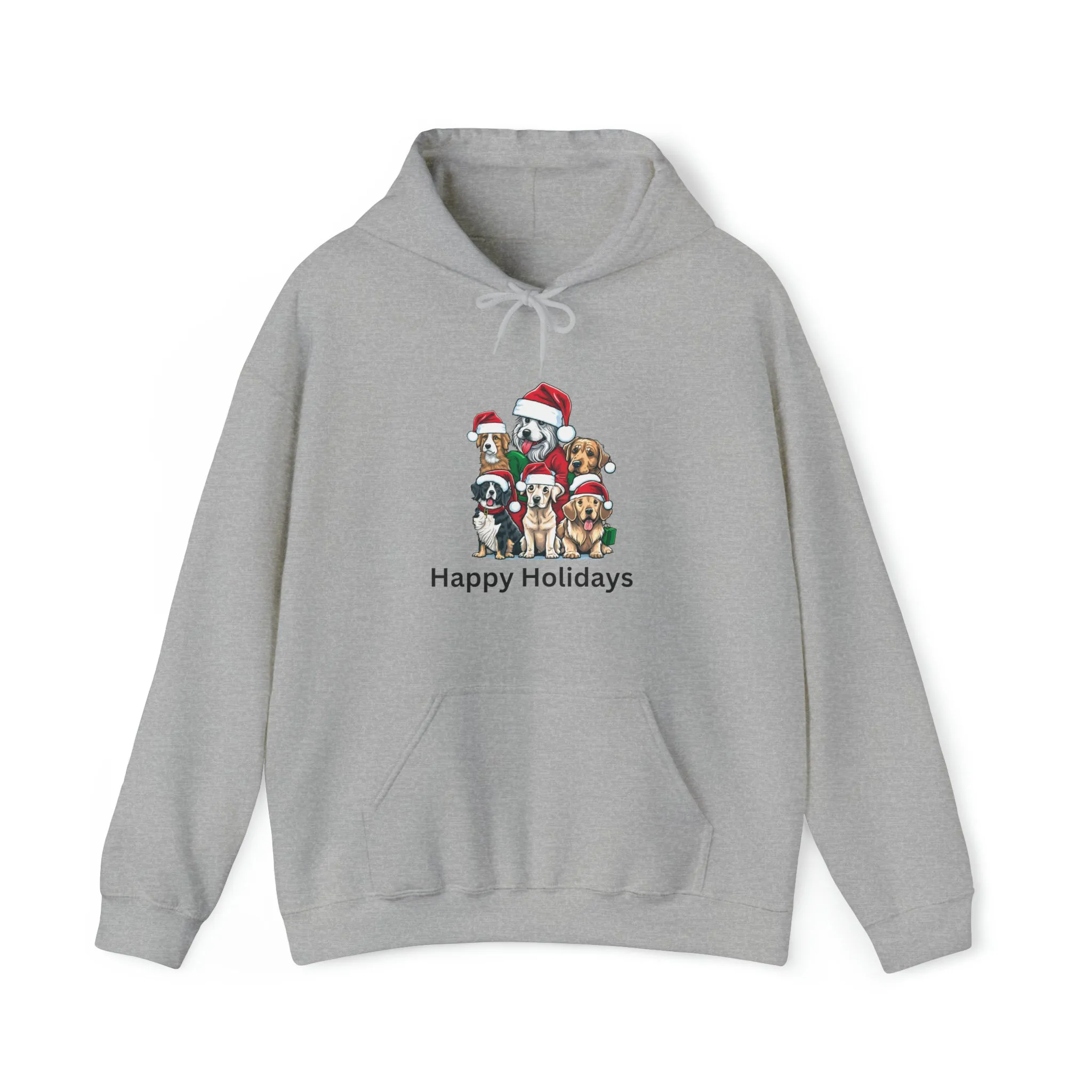 Cozy Canine Christmas Cotton Hoodie Sweatshirt for Dog Lover Dog Mom Dog Dad Pet Lover Holiday Gifts Canine Lovers Seasonal Sweathshirts