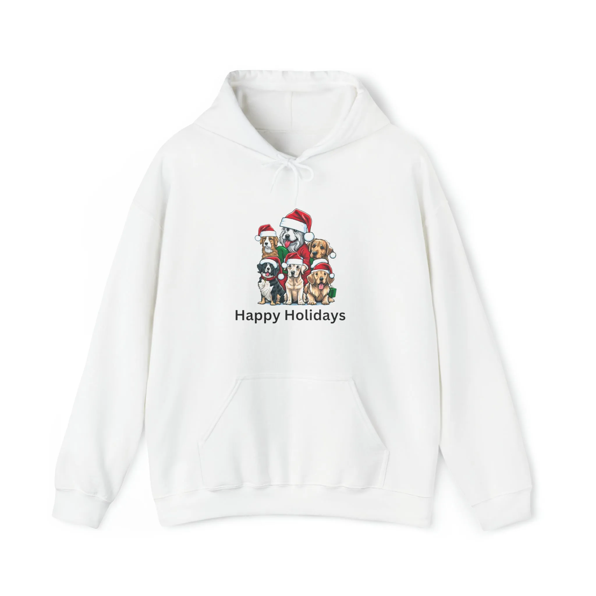 Cozy Canine Christmas Cotton Hoodie Sweatshirt for Dog Lover Dog Mom Dog Dad Pet Lover Holiday Gifts Canine Lovers Seasonal Sweathshirts