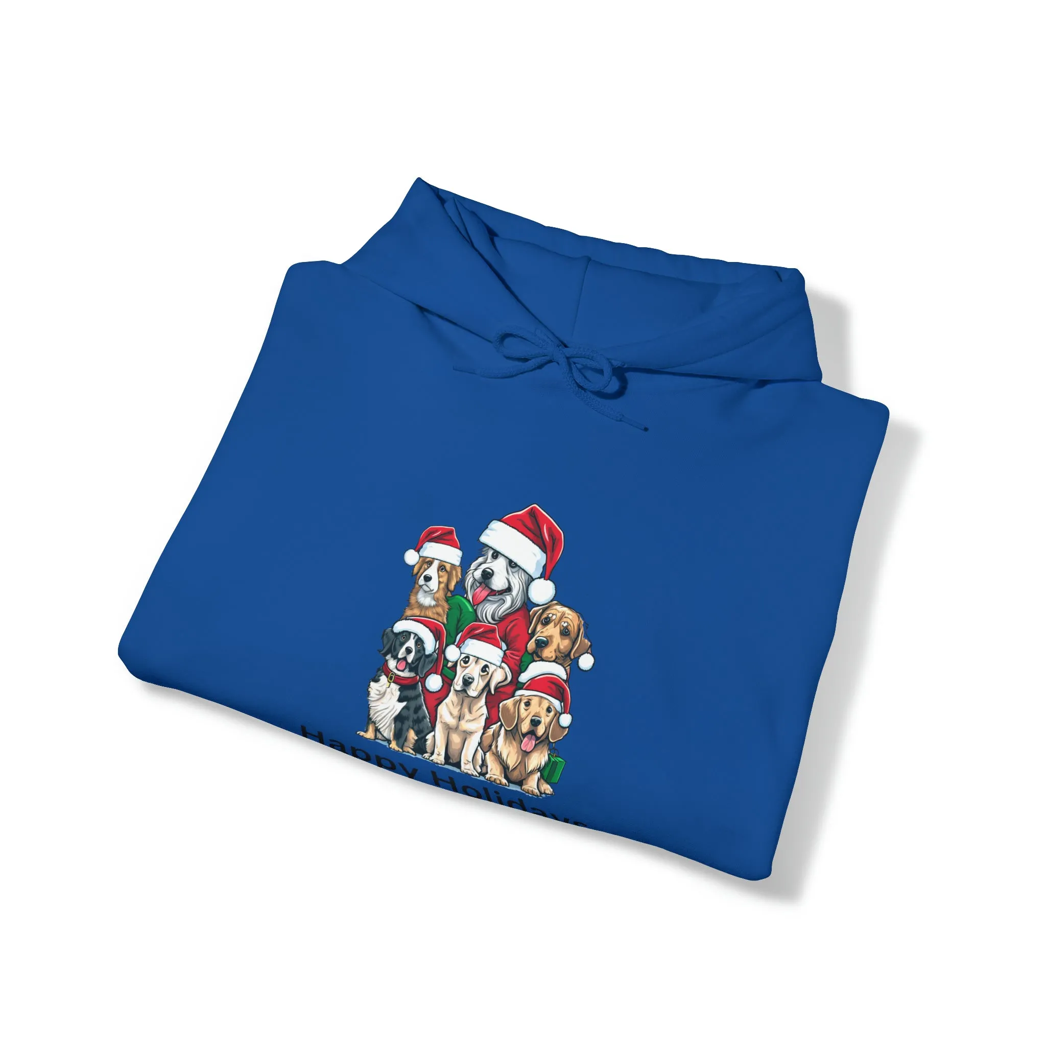 Cozy Canine Christmas Cotton Hoodie Sweatshirt for Dog Lover Dog Mom Dog Dad Pet Lover Holiday Gifts Canine Lovers Seasonal Sweathshirts