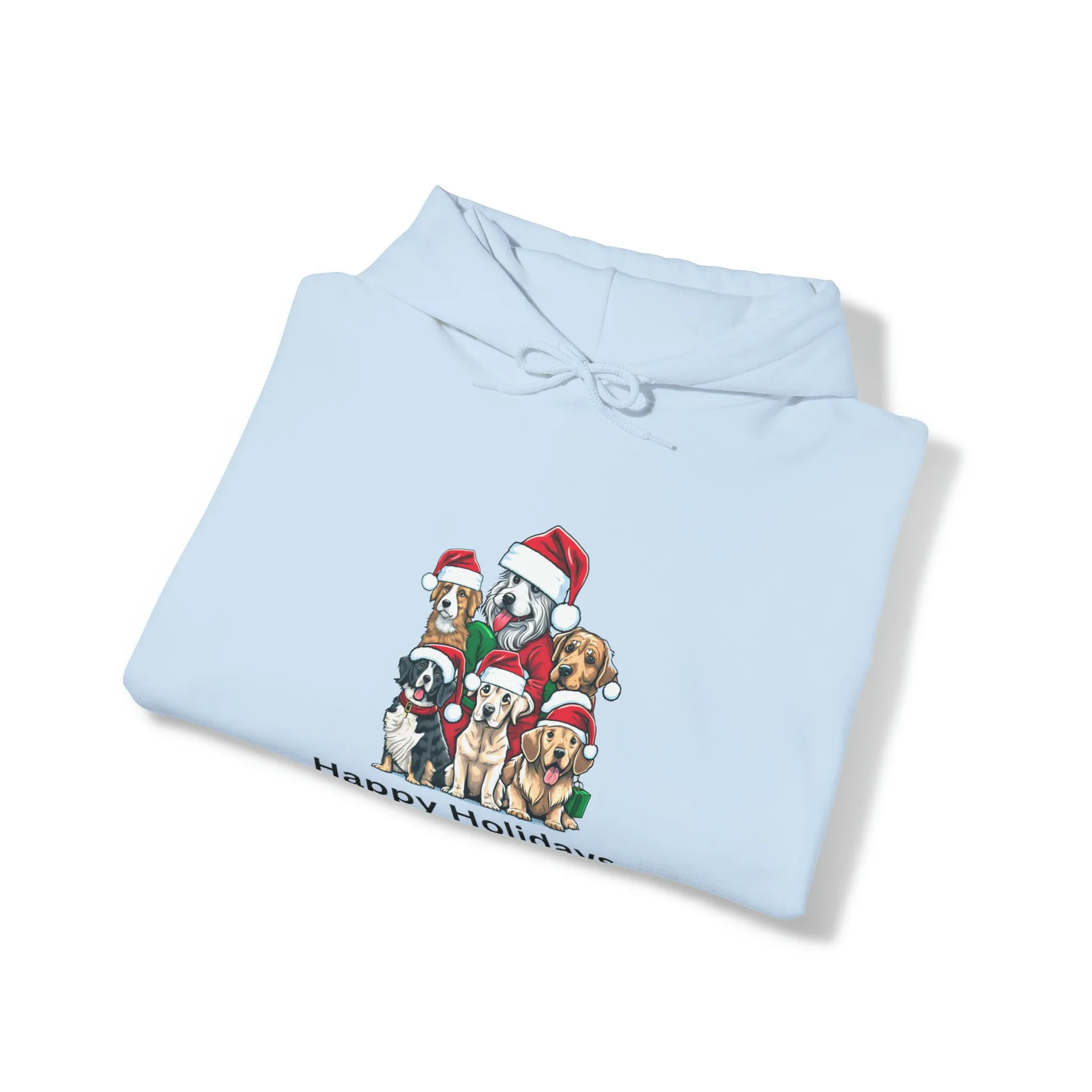 Cozy Canine Christmas Cotton Hoodie Sweatshirt for Dog Lover Dog Mom Dog Dad Pet Lover Holiday Gifts Canine Lovers Seasonal Sweathshirts