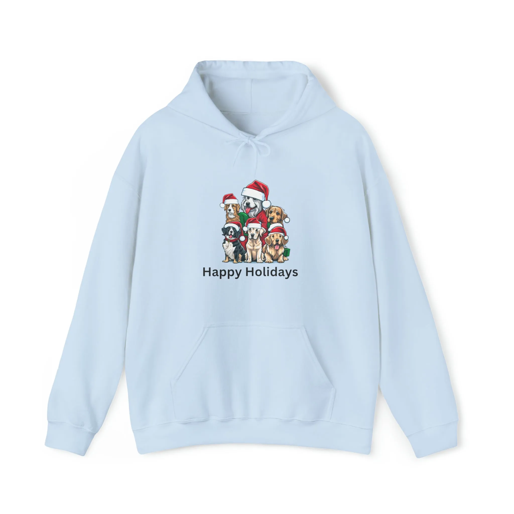 Cozy Canine Christmas Cotton Hoodie Sweatshirt for Dog Lover Dog Mom Dog Dad Pet Lover Holiday Gifts Canine Lovers Seasonal Sweathshirts