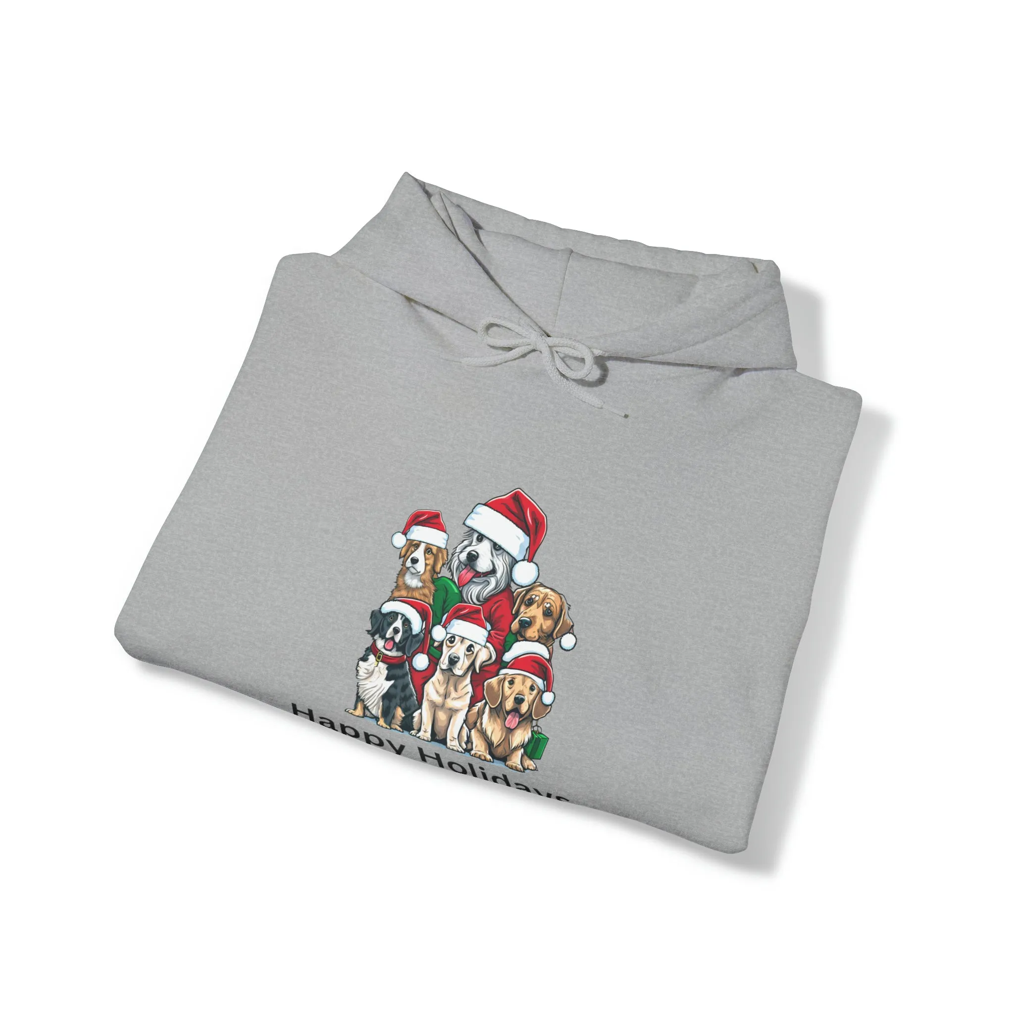 Cozy Canine Christmas Cotton Hoodie Sweatshirt for Dog Lover Dog Mom Dog Dad Pet Lover Holiday Gifts Canine Lovers Seasonal Sweathshirts