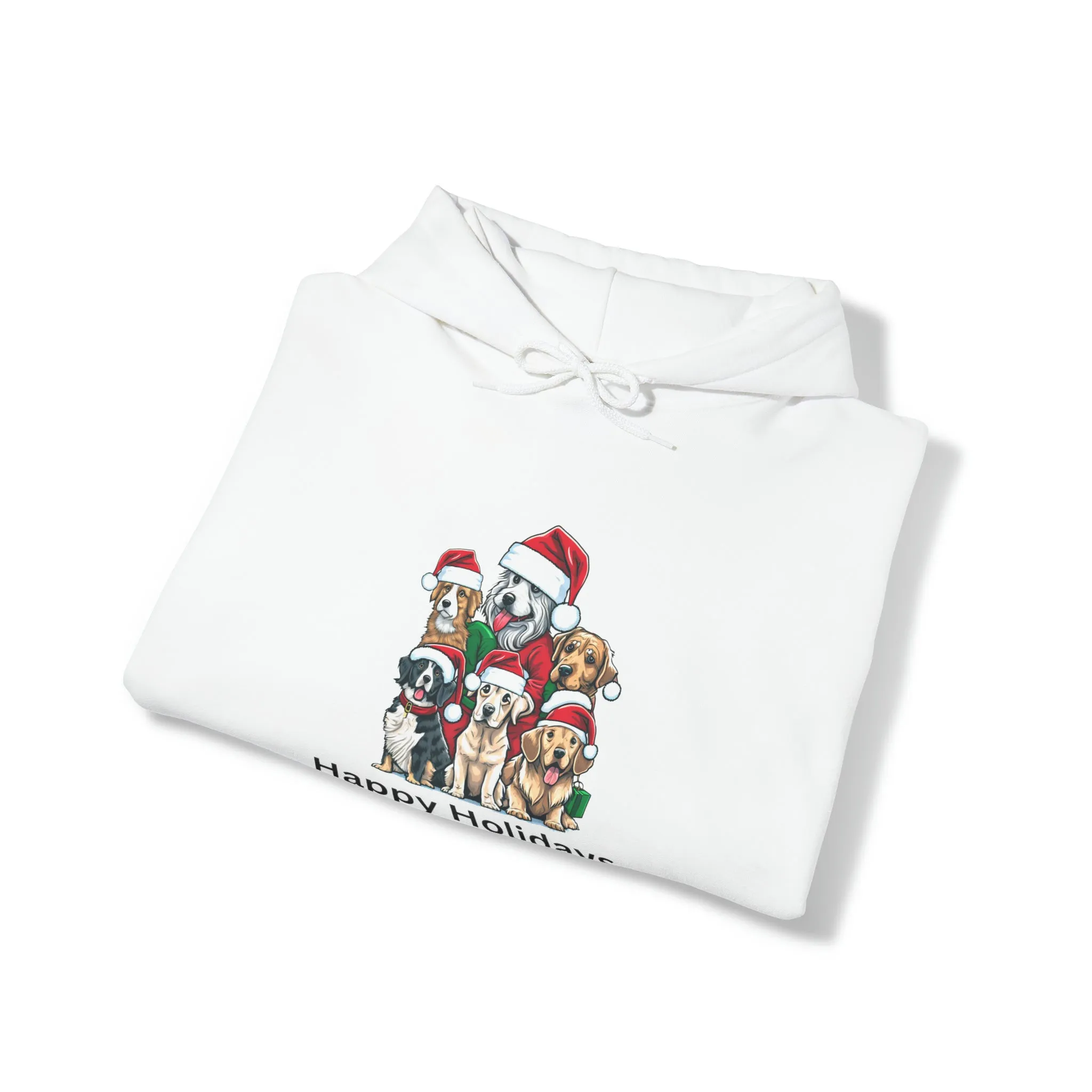 Cozy Canine Christmas Cotton Hoodie Sweatshirt for Dog Lover Dog Mom Dog Dad Pet Lover Holiday Gifts Canine Lovers Seasonal Sweathshirts