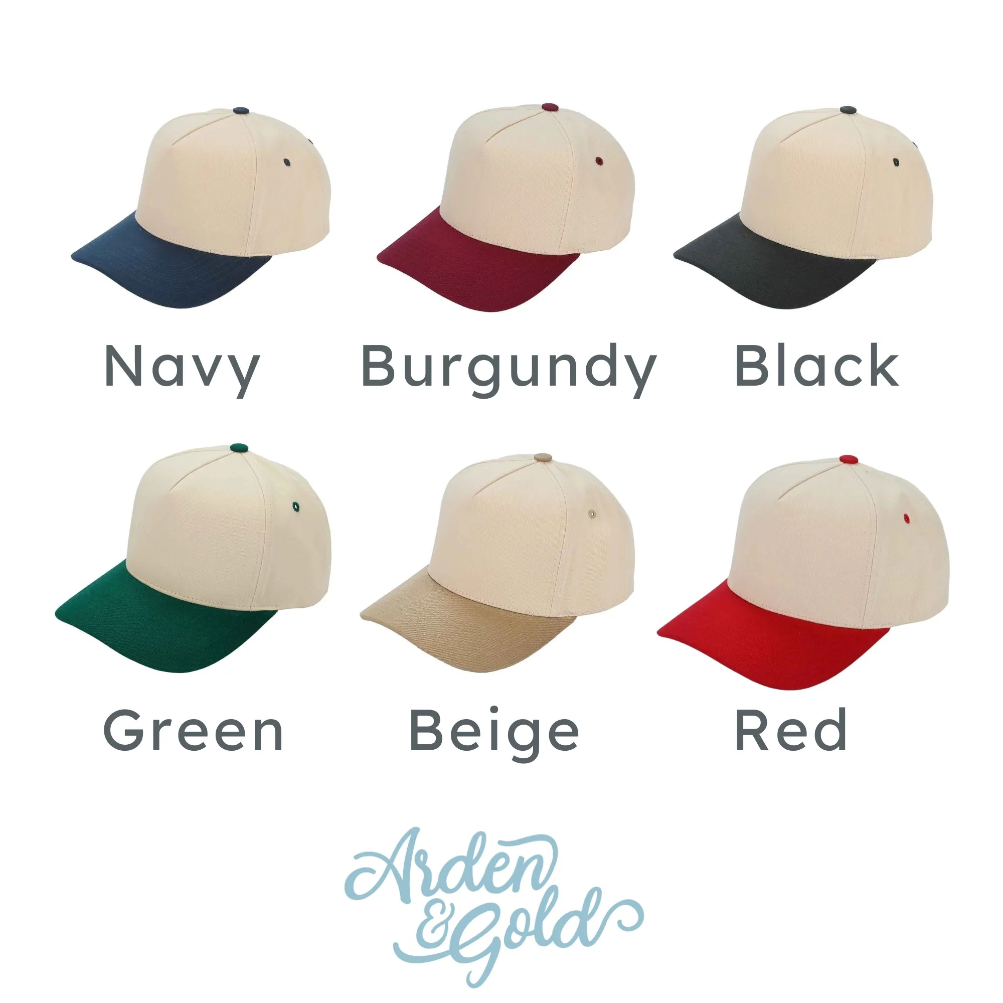 Custom Embroidered Two-Toned Trucker Hat