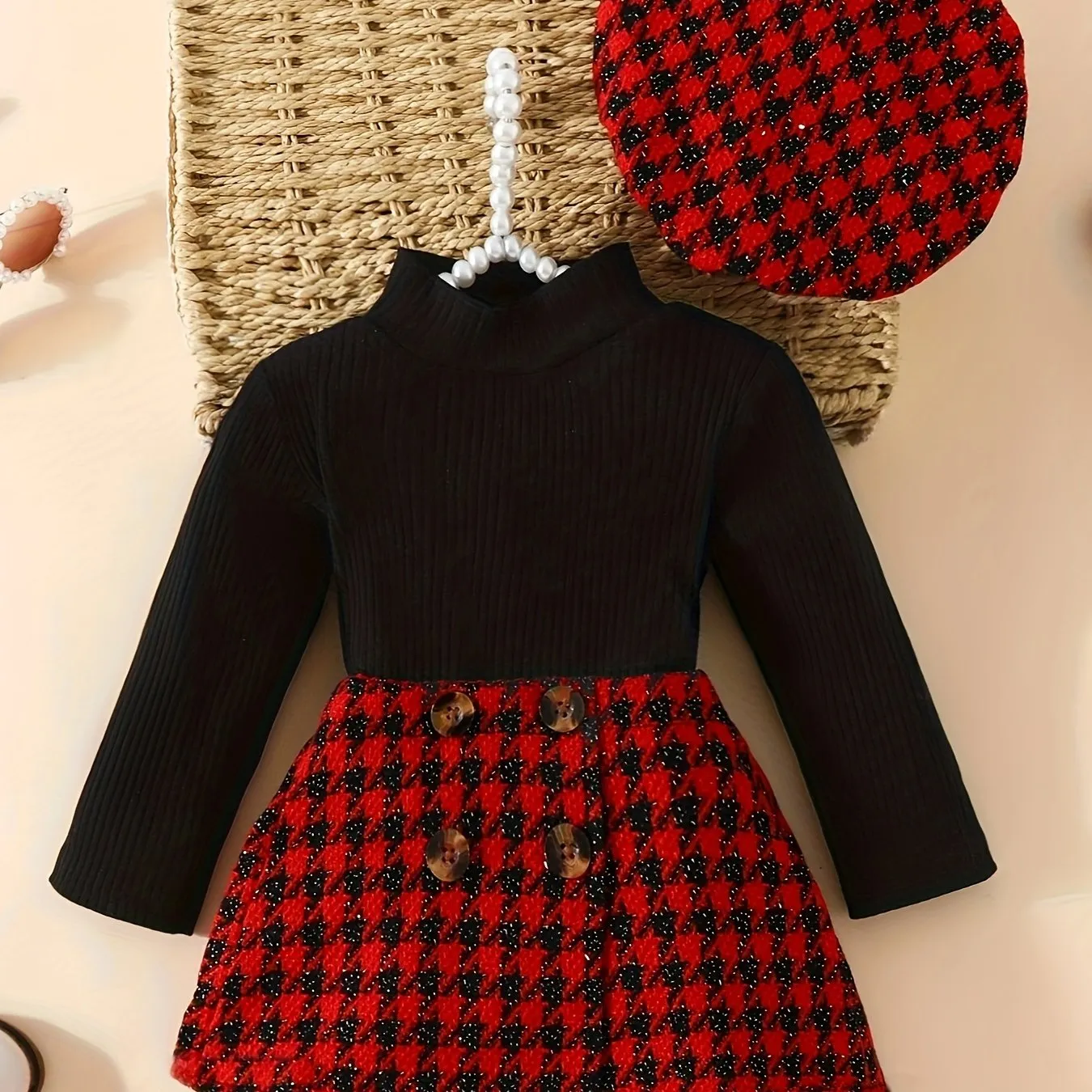 Cute 3Piece Toddler Girl Outfit for AutumnWinter