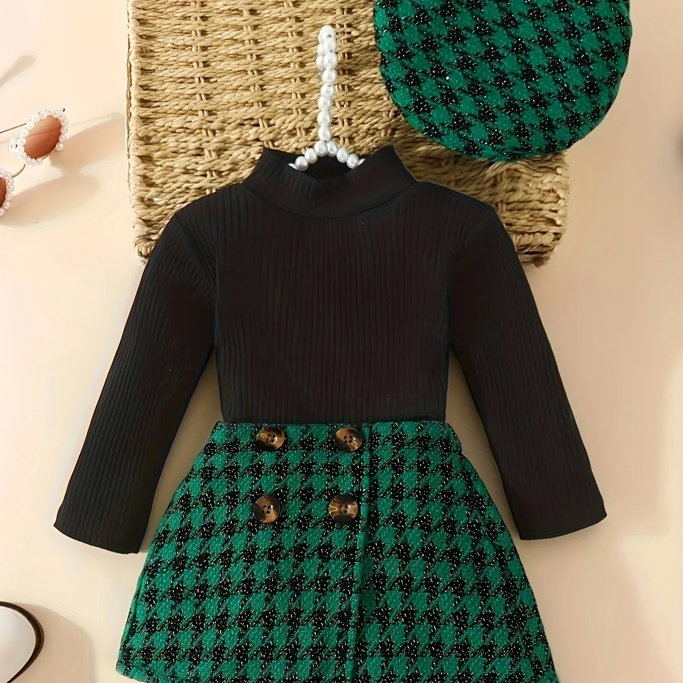 Cute 3Piece Toddler Girl Outfit for AutumnWinter