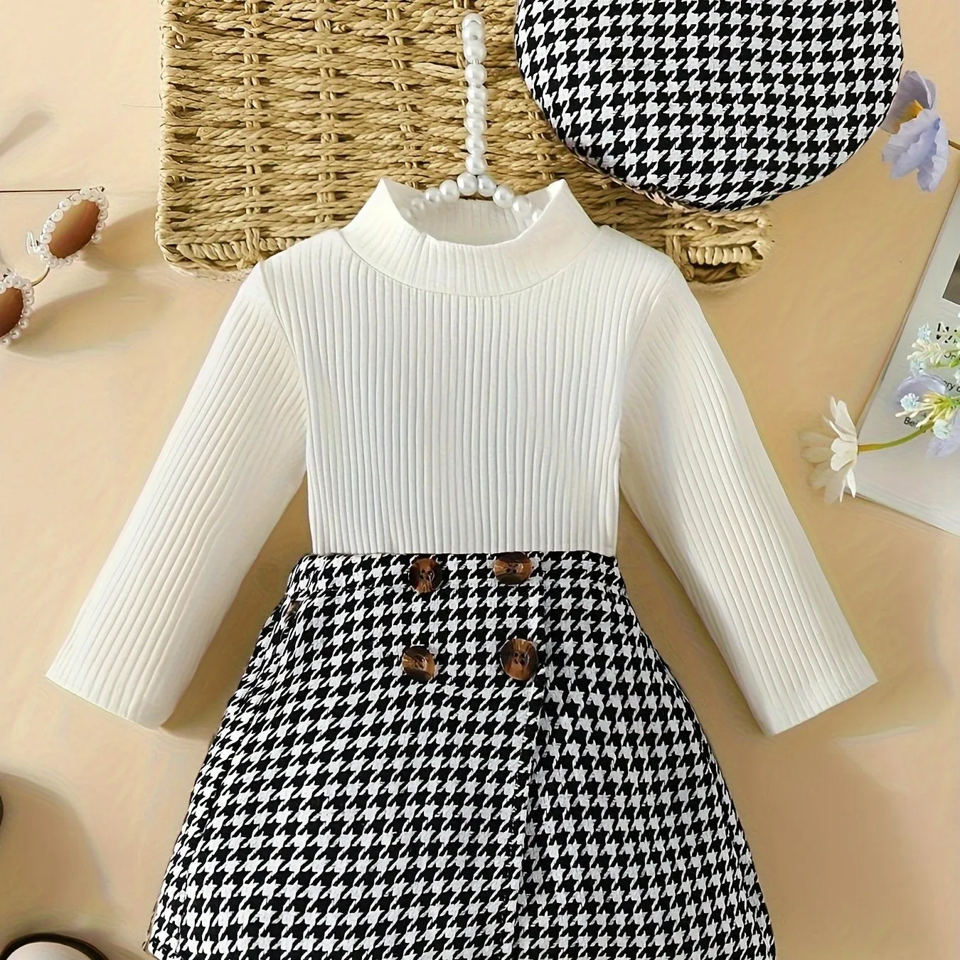 Cute 3Piece Toddler Girl Outfit for AutumnWinter