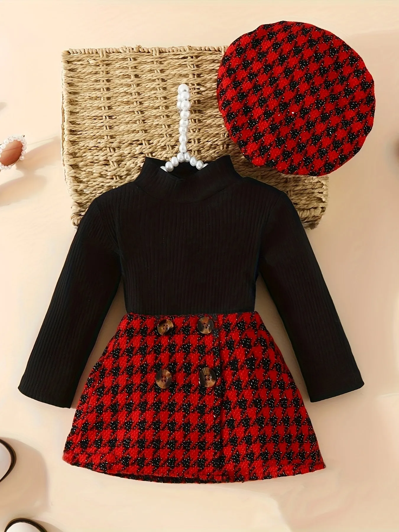 Cute 3Piece Toddler Girl Outfit for AutumnWinter