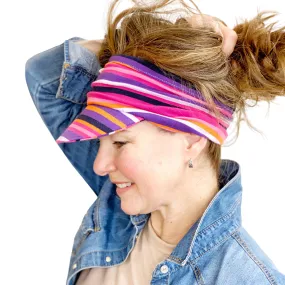 Cute Stretch Knit Visor for Women, Comfortable Visor for Women, Golf Visor