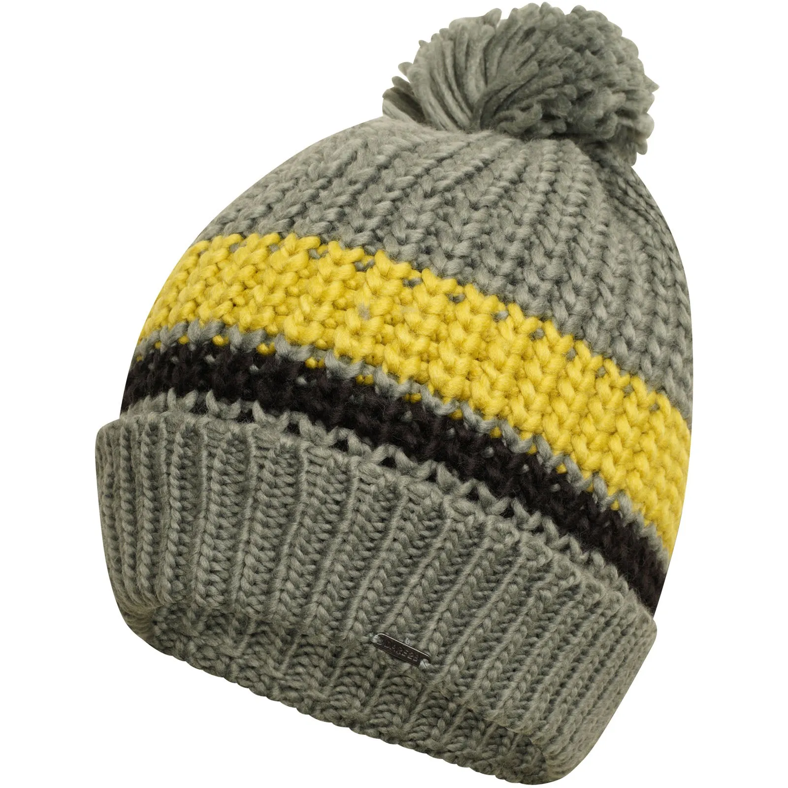 Dare 2b Mens Thinker Chunky Knit Bobble Hat