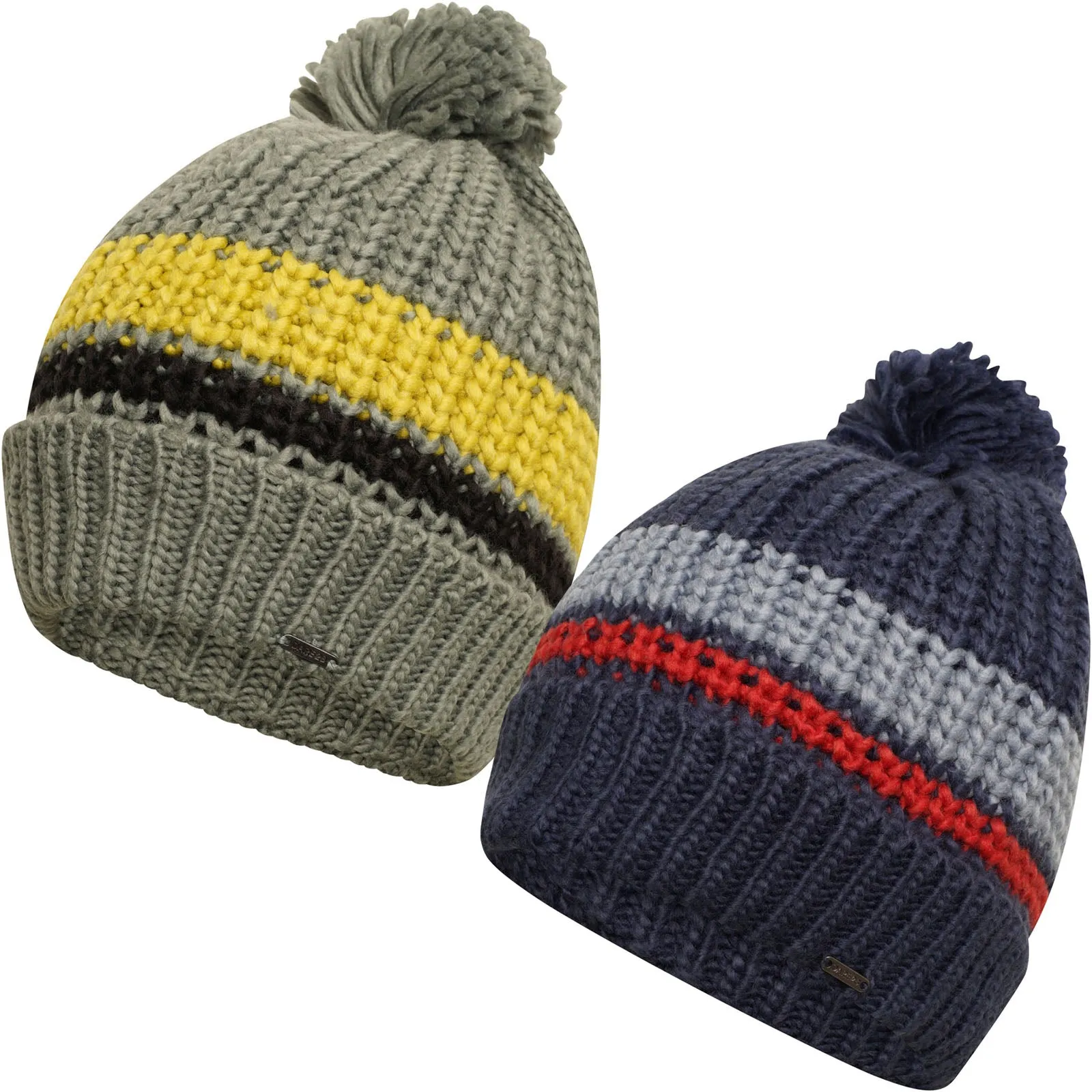 Dare 2b Mens Thinker Chunky Knit Bobble Hat