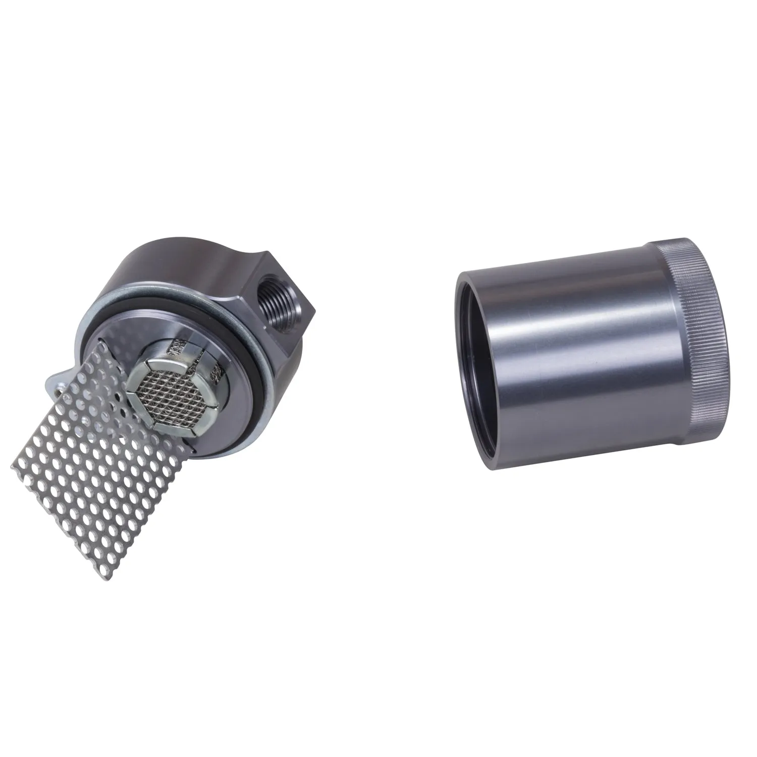 Dodge Challenger Charger 300C 6.1 Oil Separator Kit With Billet Aluminum Catch Can 05-10 - Reconditioned