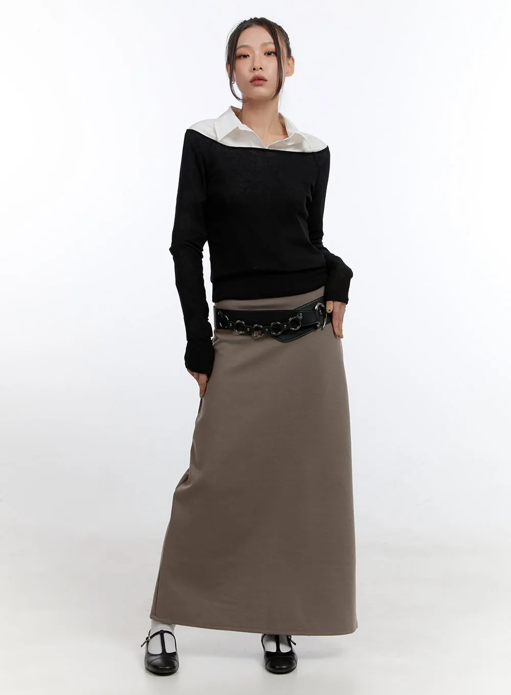 Elegant Essentials Maxi Skirt CN401