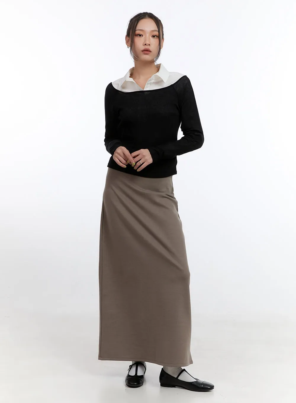 Elegant Essentials Maxi Skirt CN401