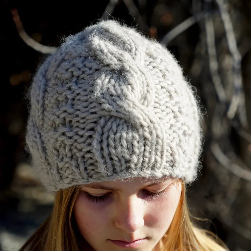 Eliza Beanie Knitting Pattern- 14Ply (HC28)
