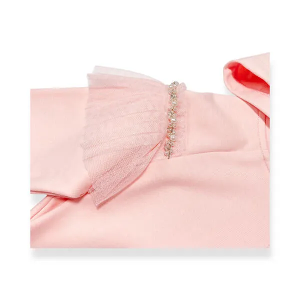 Embellished Hooded Jacket -Pink