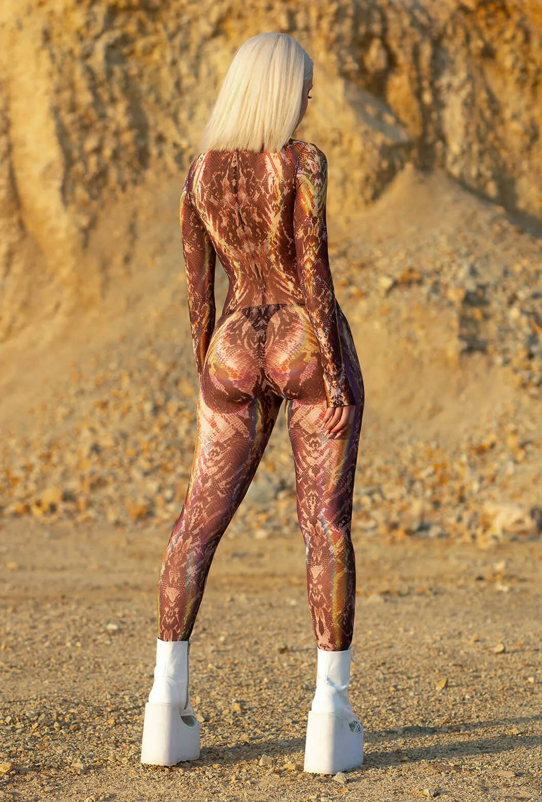 Exotic Skin Mesh Costume