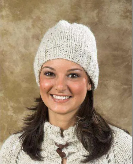 F282 Baby Alpaca Grande Easy Hat by Anita Closic  *Plymouth Pattern*