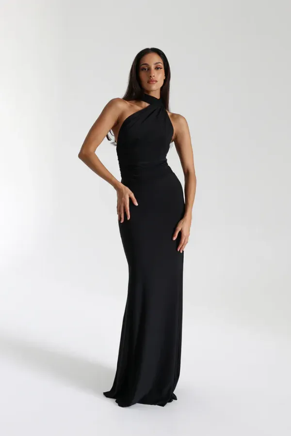 Fabienne Gown Black