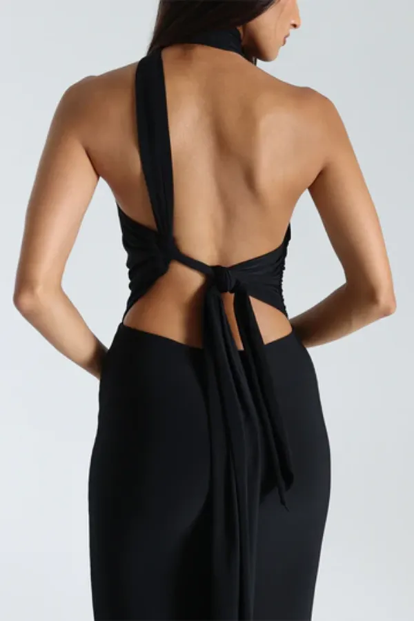 Fabienne Gown Black