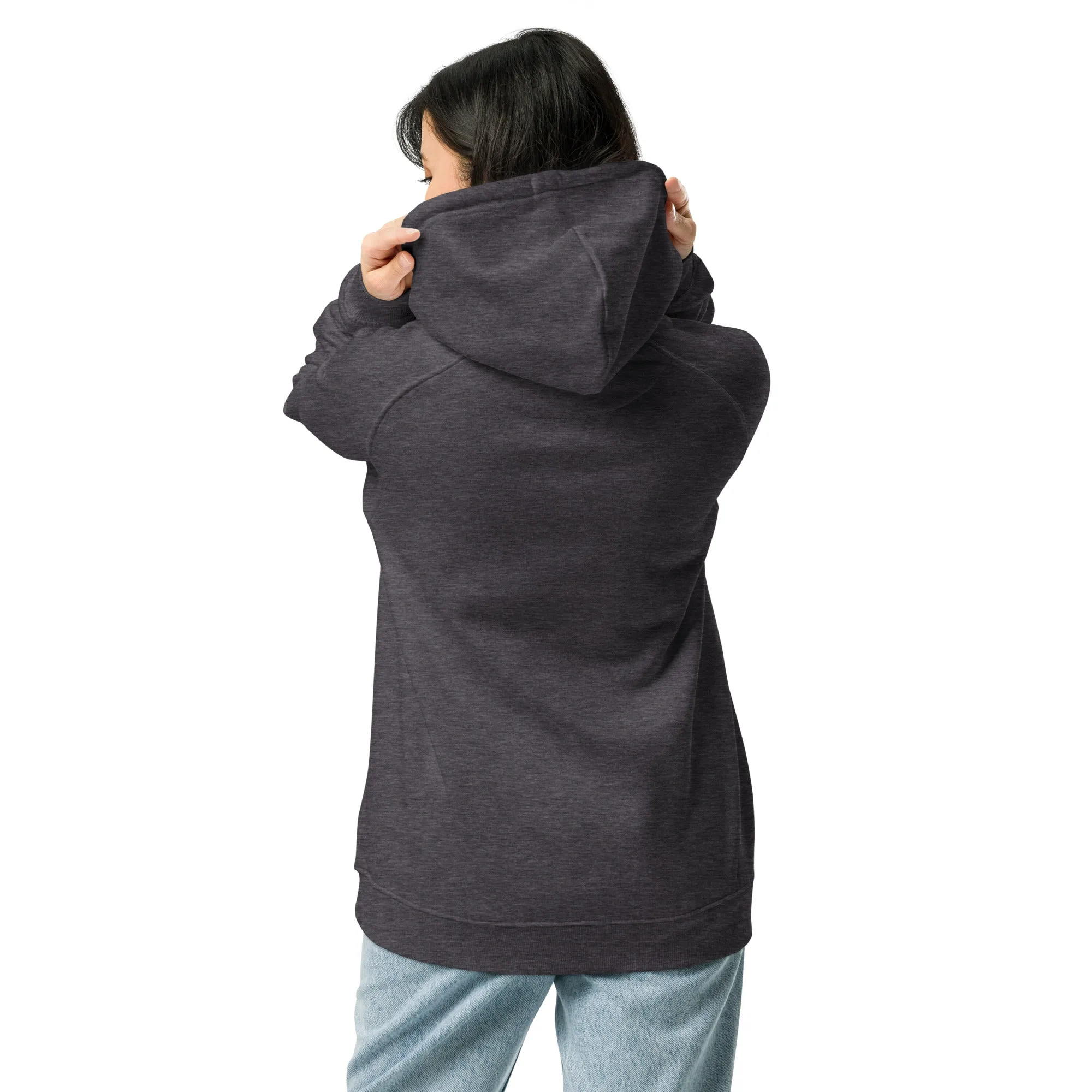 Fall Thanksgiving Graphic Women Eco Raglan Hoodie