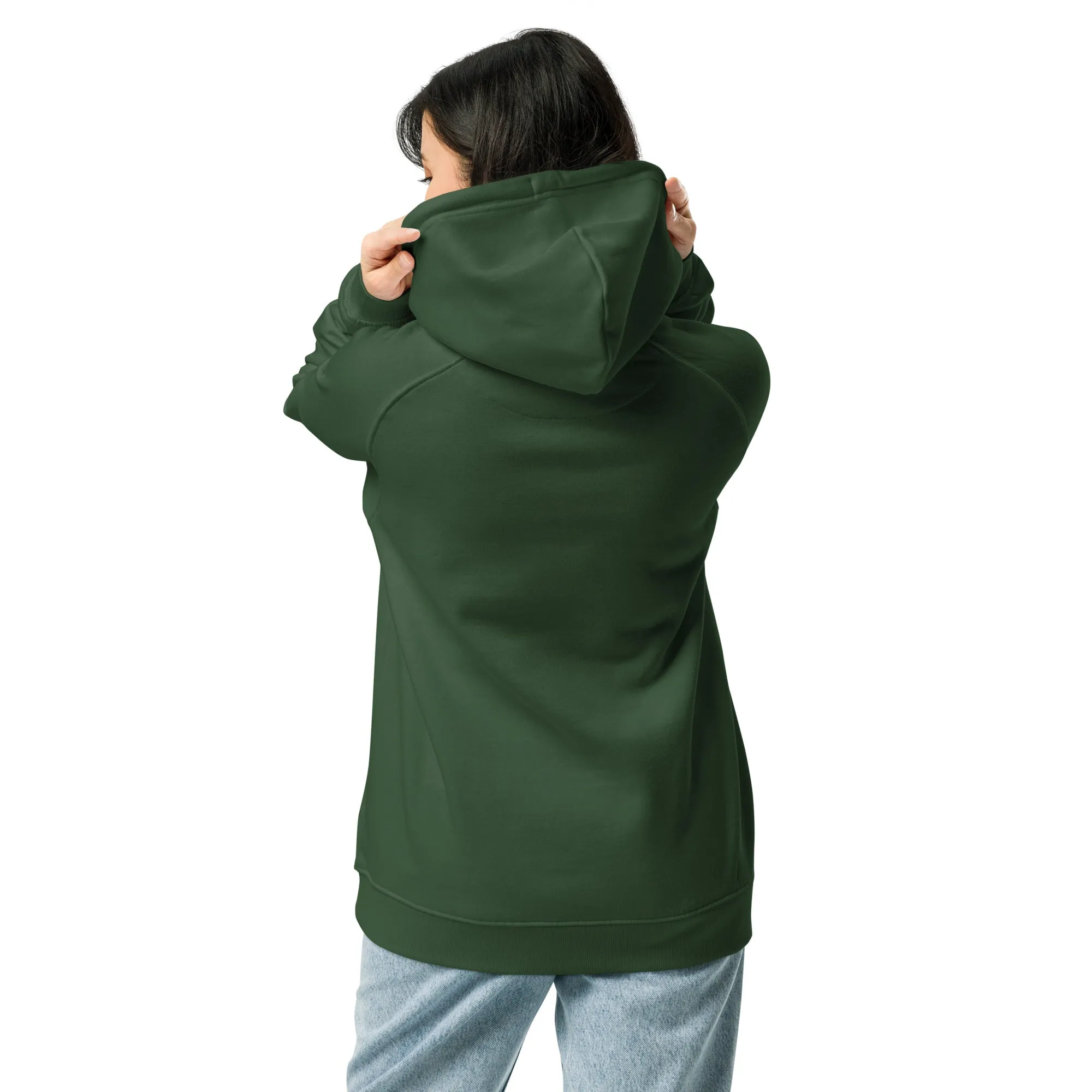 Fall Thanksgiving Graphic Women Eco Raglan Hoodie