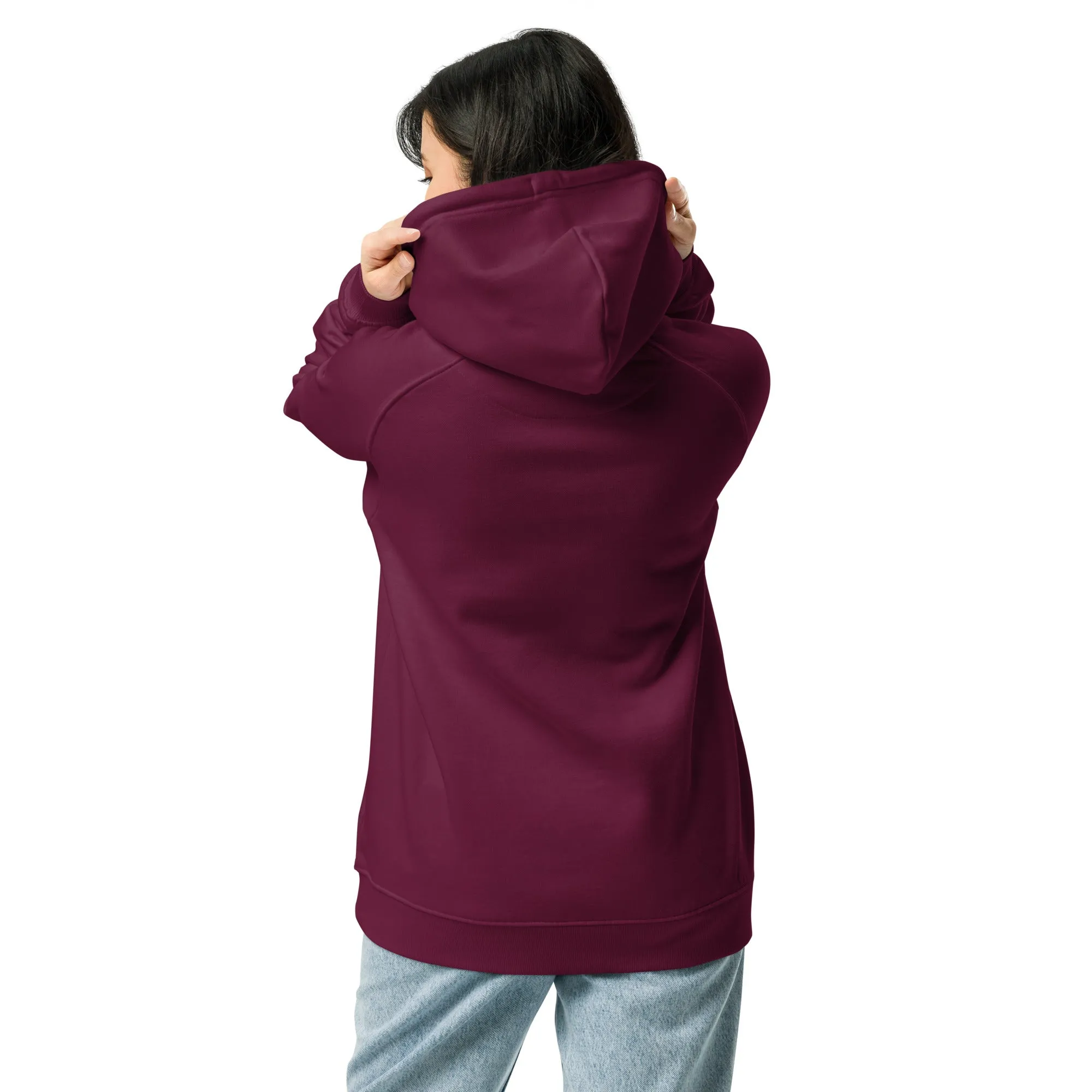 Fall Thanksgiving Graphic Women Eco Raglan Hoodie