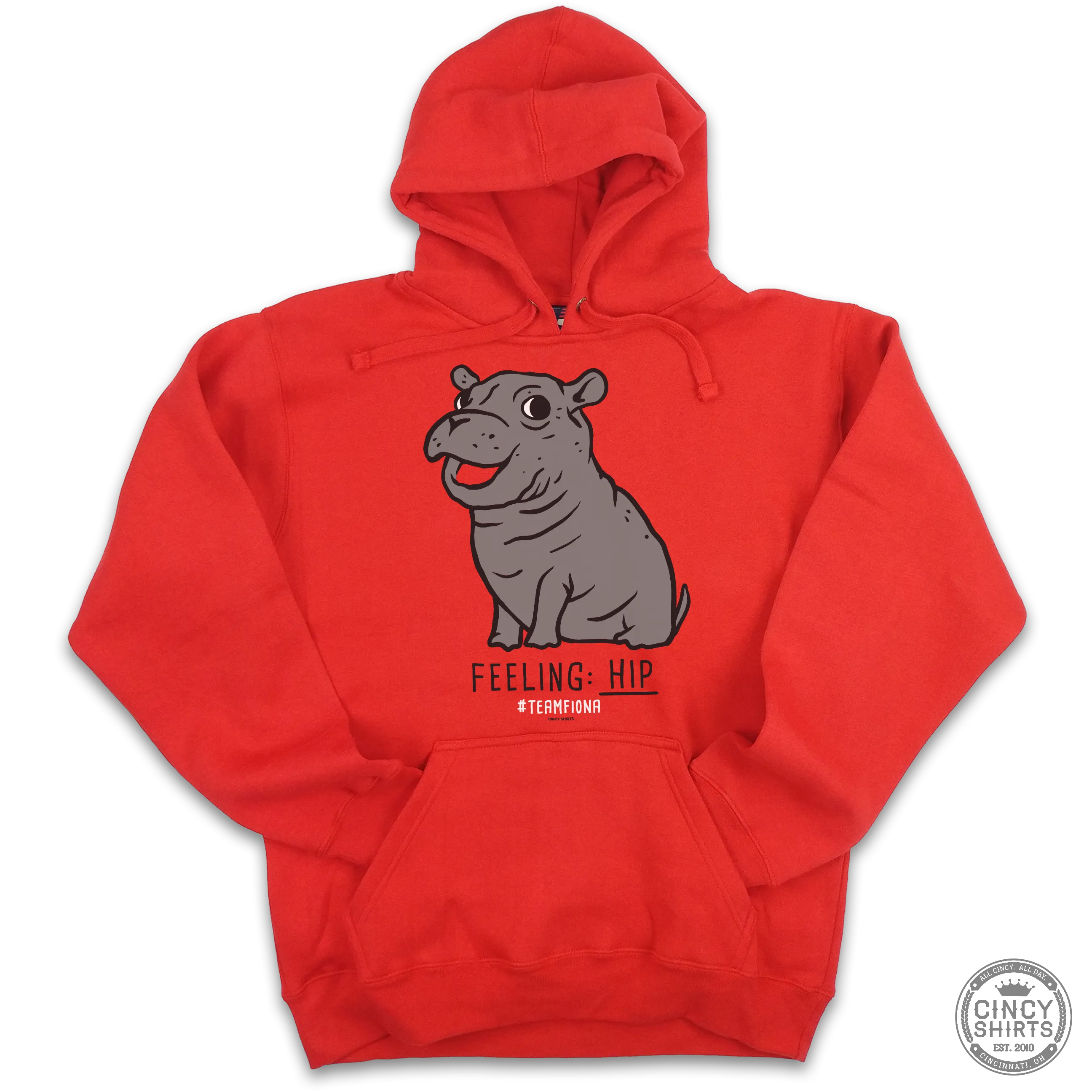 Feeling Hip - Fiona The Hippo - Hoodie