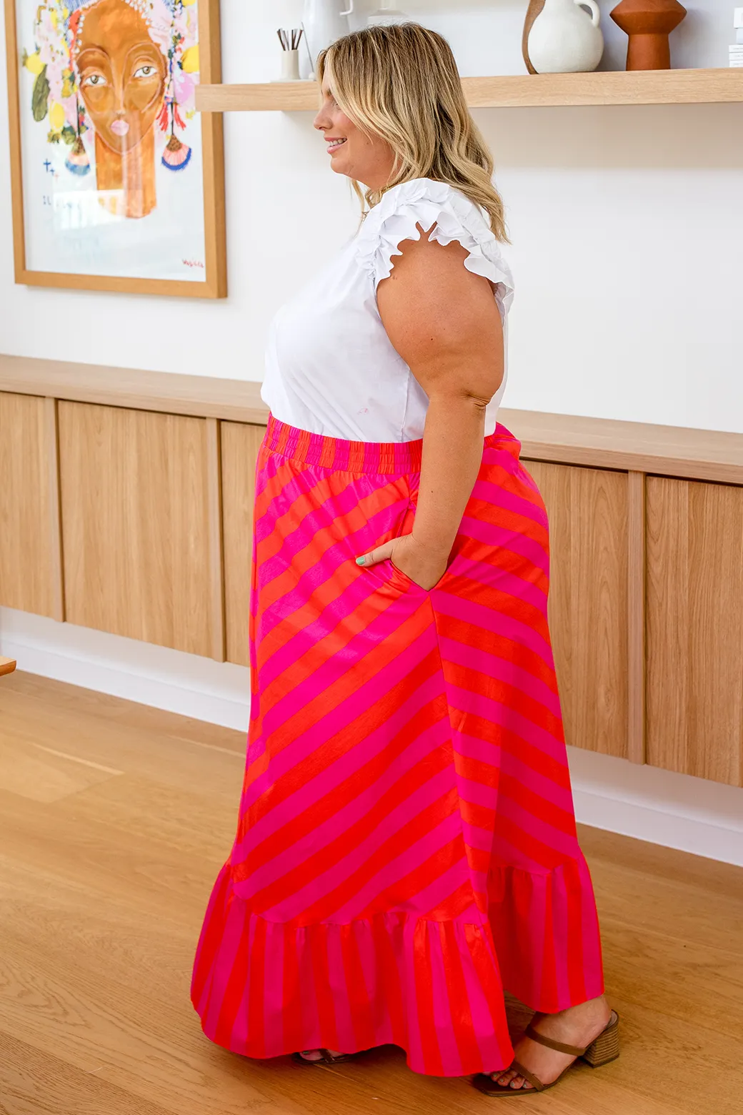 FINAL SALE | Penelope Maxi Skirt Delani Print
