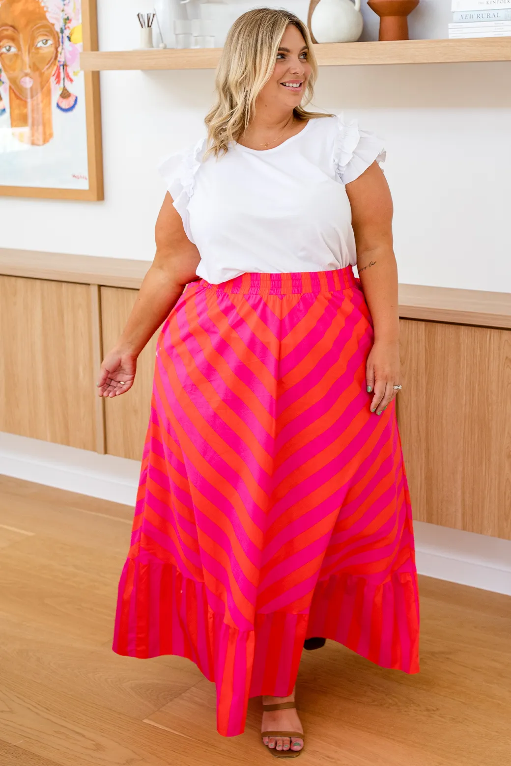 FINAL SALE | Penelope Maxi Skirt Delani Print