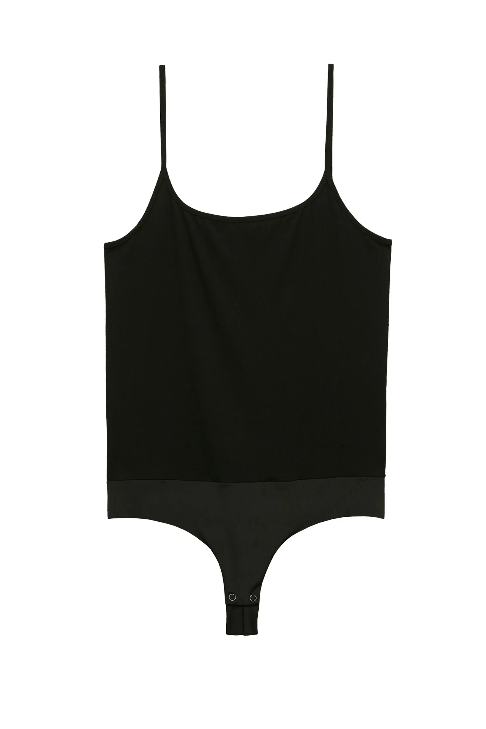 Ford Spaghetti Strap Bodysuit in Black