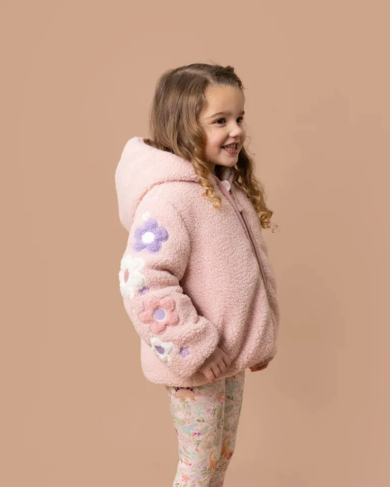 Fox & Finch FLOWER SHERPA JACKET 3-7 YRS